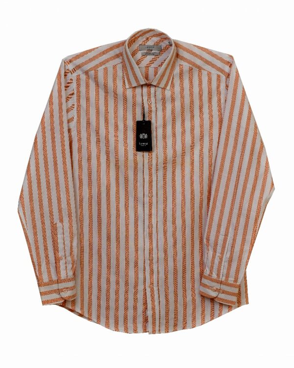 Lorenzi Stripe Cotton Shirt