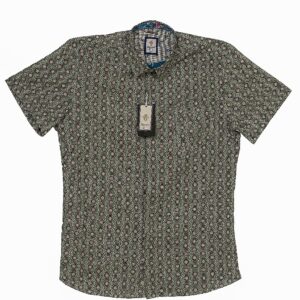 Rientero Print Short Sleeve Pure Cotton Shirt