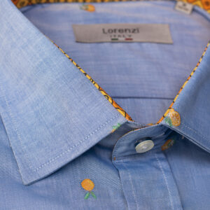 Lorenzi Stripe Cotton Shirt