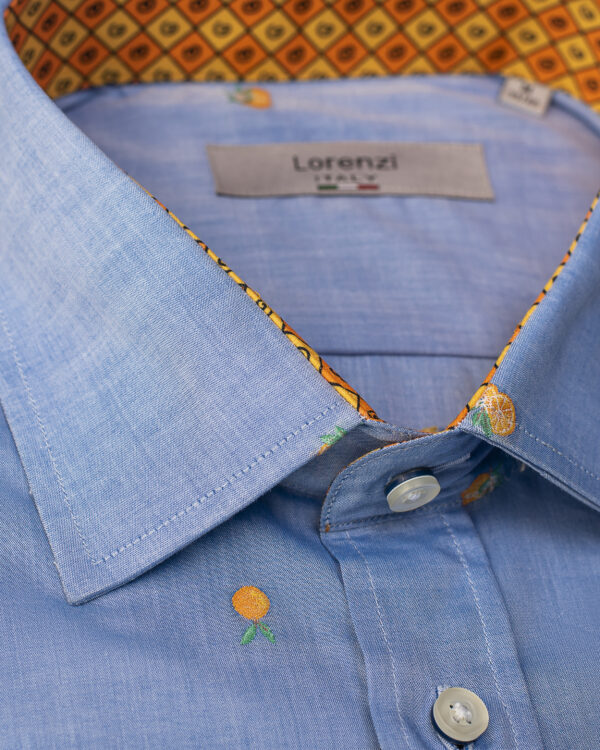 Lorenzi Stripe Cotton Shirt
