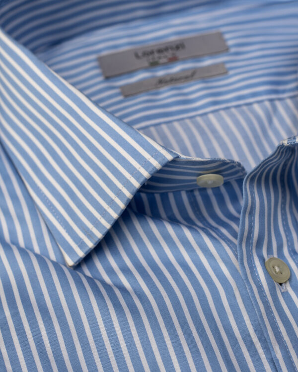 Lorenzi Stripe Cotton Shirt