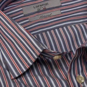 Lorenzi Stripe Cotton Shirt